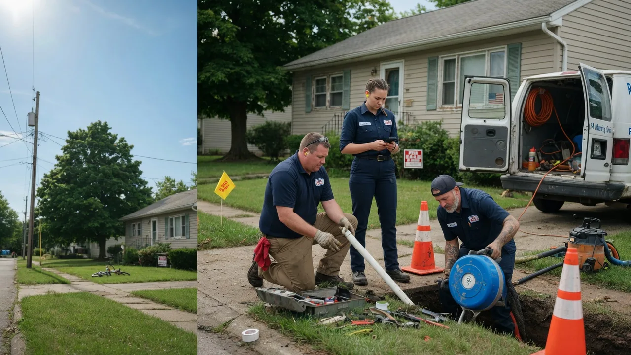 Sewer Line Repair in Freeburg, IL near me
